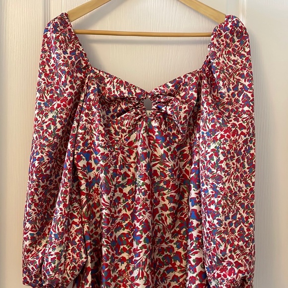 ANTHROPOLOGIE Sachin & Babi Floral Midi Dress 10P. - Picture 6 of 11